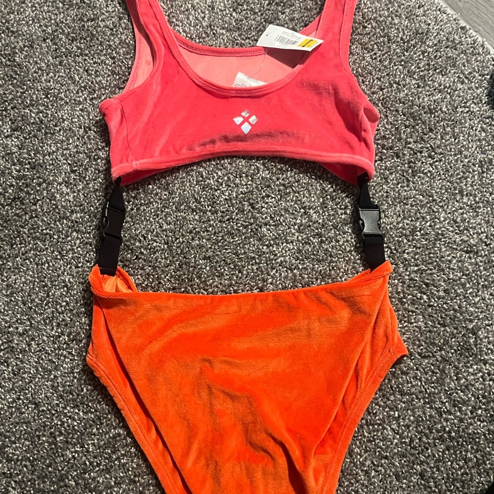 Birds of Prey Pink and Orange harley quinn Set